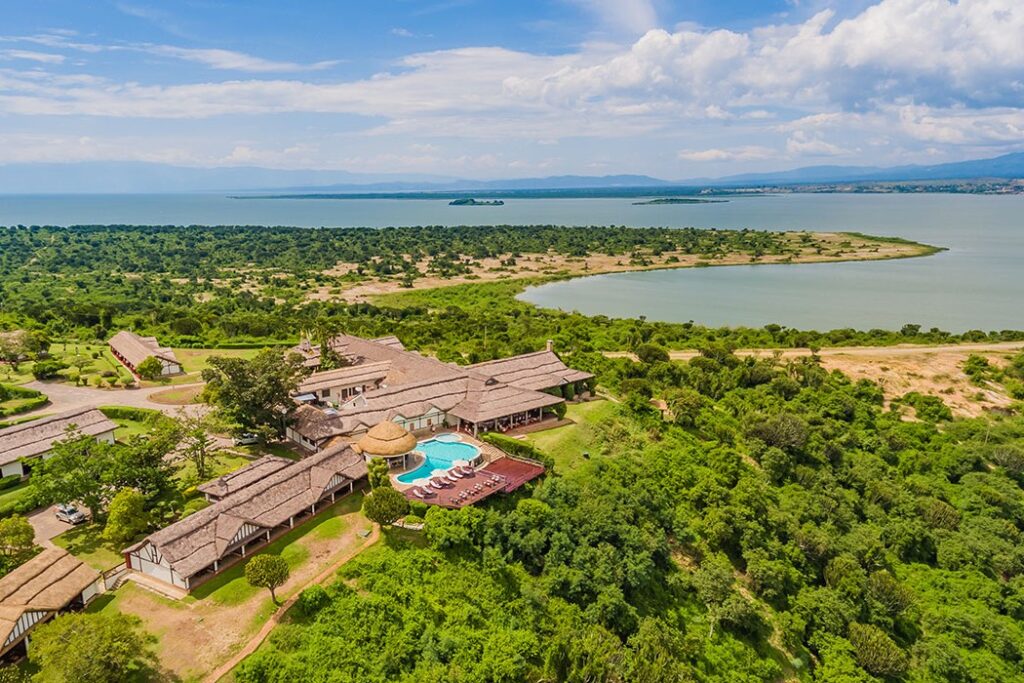 Mweya Peninsula.Attractions in Queen Elizabeth National Park