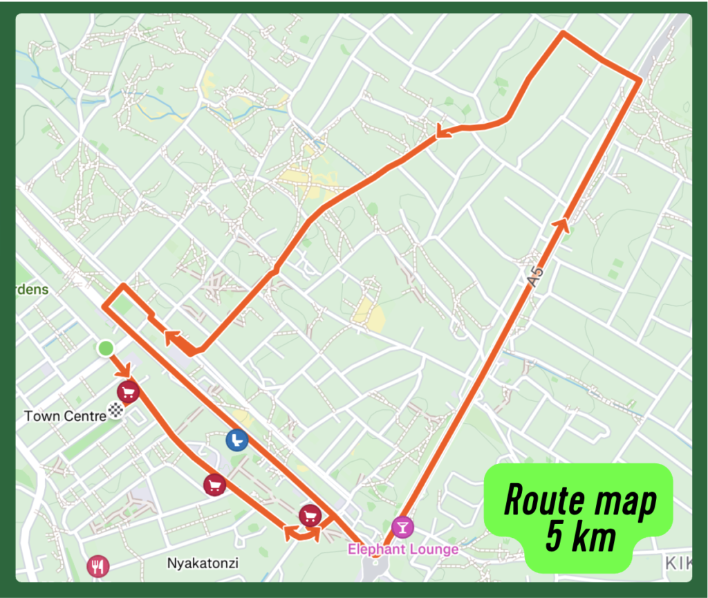 The 5 km Vibes Run. Rwenzori Marathon